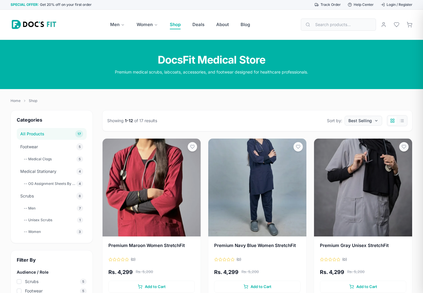 Doc's Fit — Shop & product catalogue